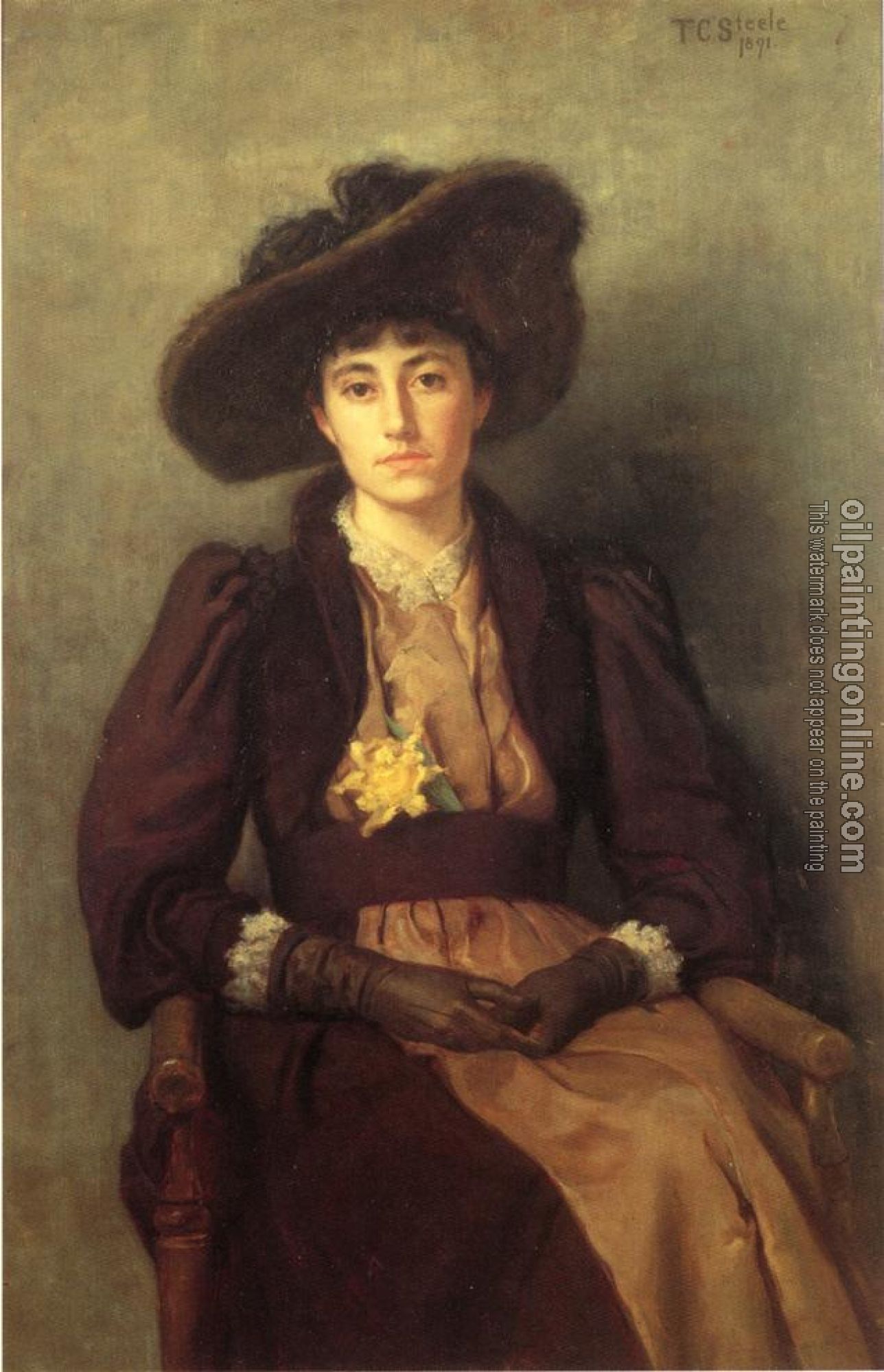 Steele, Theodore Clement - Portrait of Daisy